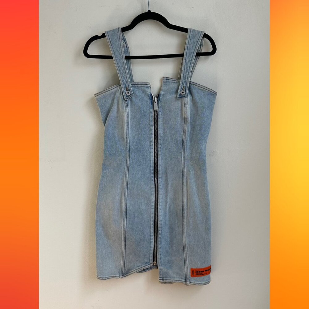 HERON PRESTON ASYMMETRICAL DENIM DRESS - One of a kind!